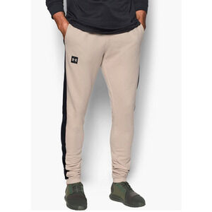 Under Armour Men's Sportstyle Flegging, Beige Canvas/Black, 4XL